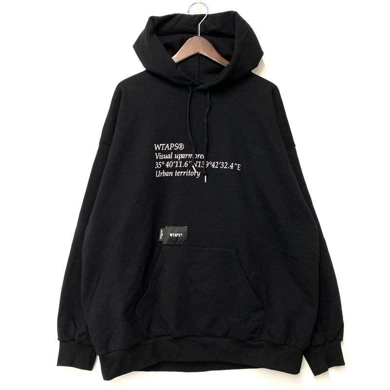【中古品】【メンズ】 WTAPS ダブルタップス 242ATDT-HPM02S PMY HOODY COTTON フーディ コットン パーカー 長袖 トップス 142-251202-km-02-izu サイズ：04 カラー：ブラック 万代Net店