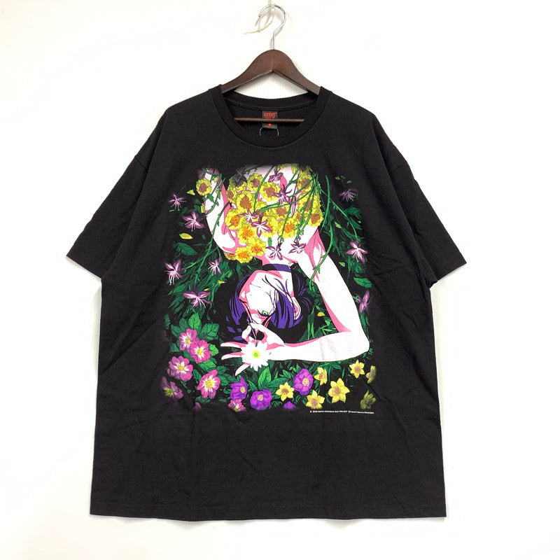 【中古美品】【メンズ】 GEEKS RULE ギークス ルール ×CHAINSAW MAN チェンソーマン GR-0092 THE MOVIE REZE ARC ザ・ムービー リゼ アーク 15 SILKSCREEN PRINTING シルクスクリーン プリンティング T-SHIRT Tシャツ トップス 半袖 142-251205-ya-04-izu サイズ：XXL カラー：BLACK 万代Net店
