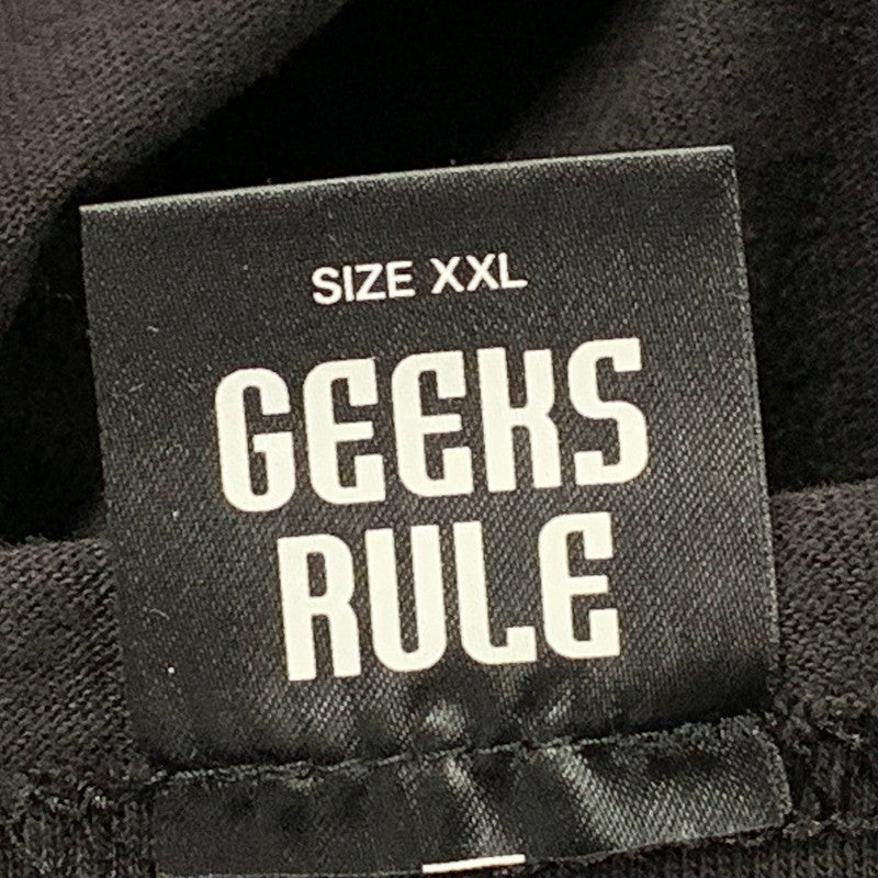 【中古美品】【メンズ】 GEEKS RULE ギークス ルール ×CHAINSAW MAN チェンソーマン GR-0092 THE MOVIE REZE ARC ザ・ムービー リゼ アーク 15 SILKSCREEN PRINTING シルクスクリーン プリンティング T-SHIRT Tシャツ トップス 半袖 142-251205-ya-04-izu サイズ：XXL カラー：BLACK 万代Net店