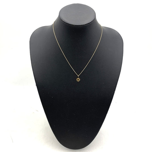 【中古品】【メンズ/レディース】 SAAD サード 925×K24GP SUN FLARE PENDANT NECKLACE サン フレア ペンダント ネックレス アクセサリー 191-251204-cs-13-izu カラー：ゴールド 万代Net店