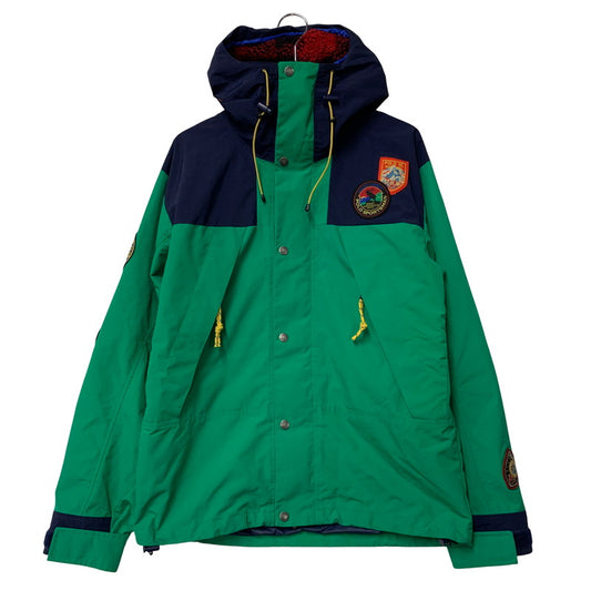 【中古品】【メンズ】 POLO COUNTRY RALPH LAUREN ポロ カントリー ラルフローレン MOUNTAIN JACKET マウンテン ジャケット アウター 147-251203-cs-02-izu サイズ：S カラー：グリーン×ネイビー 万代Net店