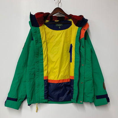 【中古品】【メンズ】 POLO COUNTRY RALPH LAUREN ポロ カントリー ラルフローレン MOUNTAIN JACKET マウンテン ジャケット アウター 147-251203-cs-02-izu サイズ：S カラー：グリーン×ネイビー 万代Net店