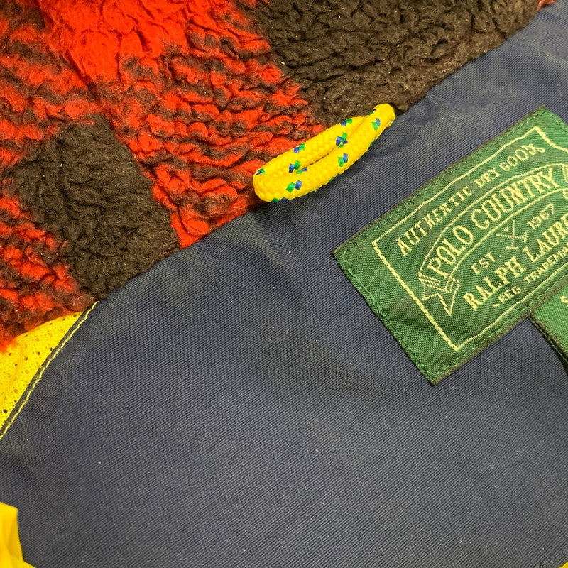【中古品】【メンズ】 POLO COUNTRY RALPH LAUREN ポロ カントリー ラルフローレン MOUNTAIN JACKET マウンテン ジャケット アウター 147-251203-cs-02-izu サイズ：S カラー：グリーン×ネイビー 万代Net店