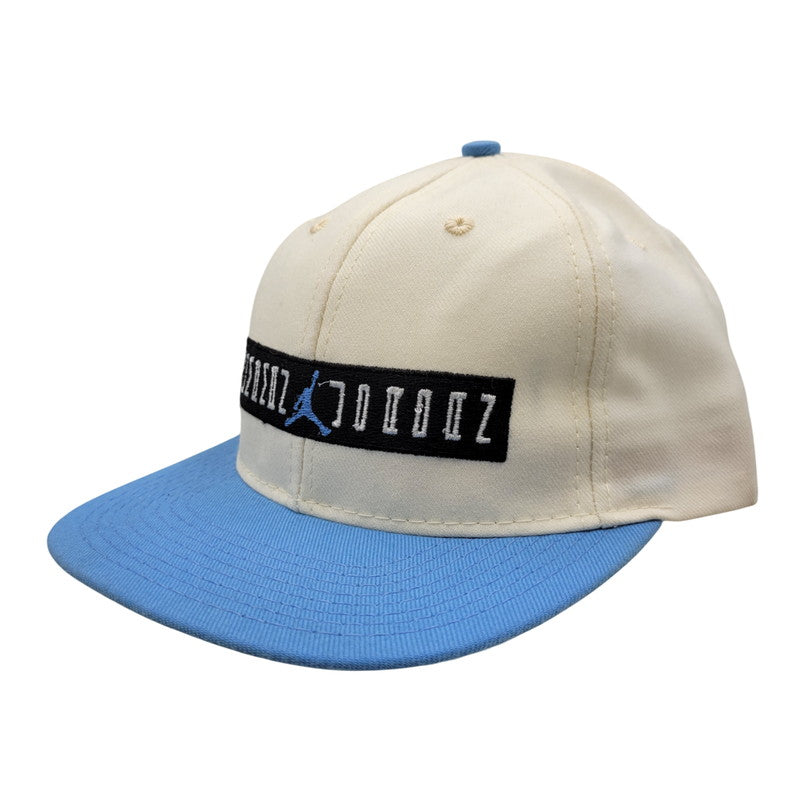 【中古品】【メンズ】 NIKE ナイキ 562860 USA製 90S JORDAN ジョーダン SNAPBACK CAP スナップバック キャップ 帽子 185-251211-ya-08-izu サイズ：F カラー：ホワイト×ブルー 万代Net店