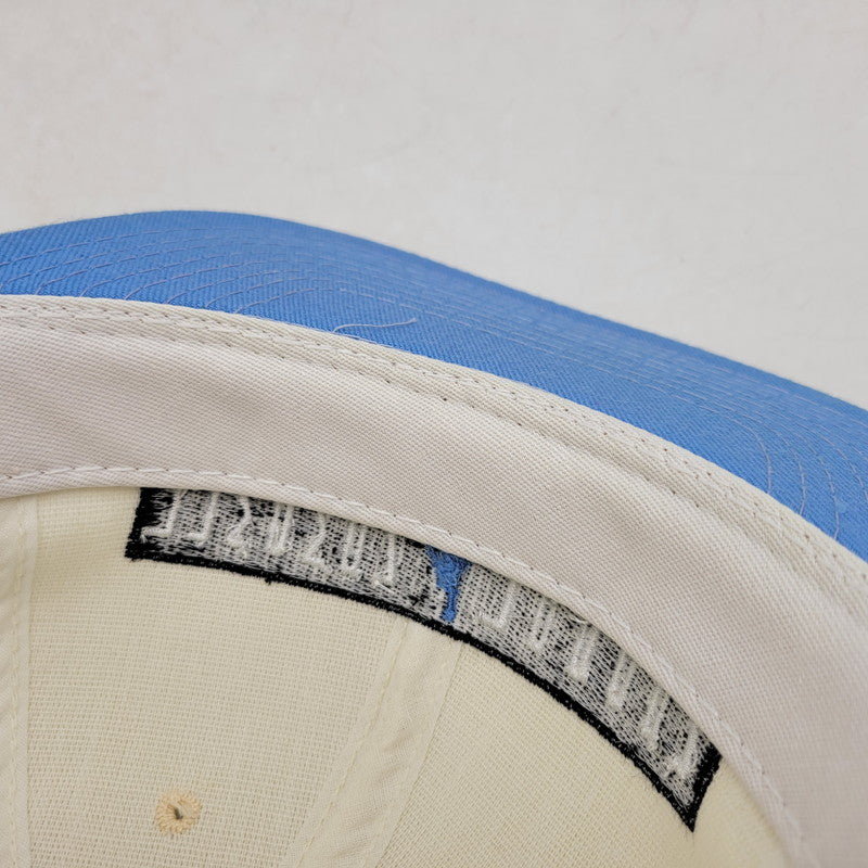 【中古品】【メンズ】 NIKE ナイキ 562860 USA製 90S JORDAN ジョーダン SNAPBACK CAP スナップバック キャップ 帽子 185-251211-ya-08-izu サイズ：F カラー：ホワイト×ブルー 万代Net店