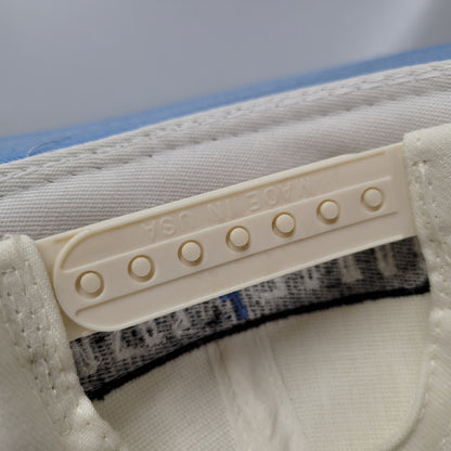 【中古品】【メンズ】 NIKE ナイキ 562860 USA製 90S JORDAN ジョーダン SNAPBACK CAP スナップバック キャップ 帽子 185-251211-ya-08-izu サイズ：F カラー：ホワイト×ブルー 万代Net店