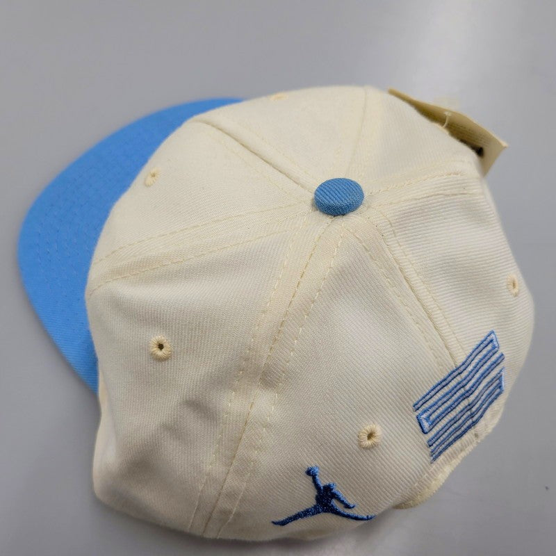 【中古品】【メンズ】 NIKE ナイキ 562860 USA製 90S JORDAN ジョーダン SNAPBACK CAP スナップバック キャップ 帽子 185-251211-ya-08-izu サイズ：F カラー：ホワイト×ブルー 万代Net店