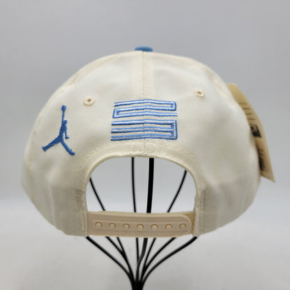 【中古品】【メンズ】 NIKE ナイキ 562860 USA製 90S JORDAN ジョーダン SNAPBACK CAP スナップバック キャップ 帽子 185-251211-ya-08-izu サイズ：F カラー：ホワイト×ブルー 万代Net店