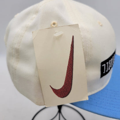 【中古品】【メンズ】 NIKE ナイキ 562860 USA製 90S JORDAN ジョーダン SNAPBACK CAP スナップバック キャップ 帽子 185-251211-ya-08-izu サイズ：F カラー：ホワイト×ブルー 万代Net店