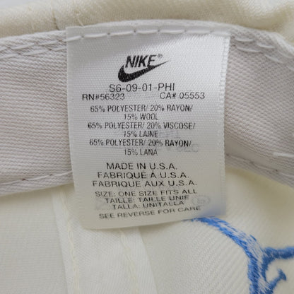 【中古品】【メンズ】 NIKE ナイキ 562860 USA製 90S JORDAN ジョーダン SNAPBACK CAP スナップバック キャップ 帽子 185-251211-ya-08-izu サイズ：F カラー：ホワイト×ブルー 万代Net店