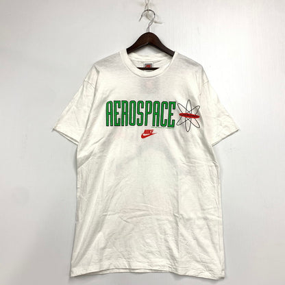 【中古品】【メンズ】 NIKE ナイキ 660857 USA製 銀タグ c1993 両シングル 90S AEROSPACE JORDAN LOONEY TUNES PRINT T-SHIRT エアロスペース ジョーダン ルーニー テューンズ プリント Tシャツ トップス 半袖 146-251205-ya-08-izu サイズ：L カラー：WHITE 万代Net店