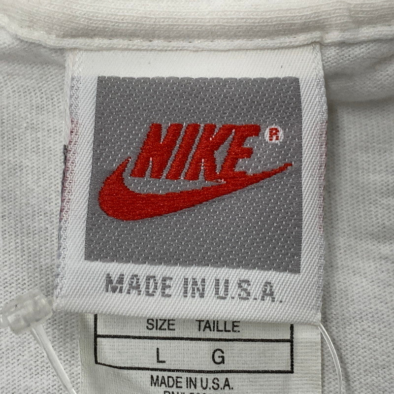 【中古品】【メンズ】 NIKE ナイキ 660857 USA製 銀タグ c1993 両シングル 90S AEROSPACE JORDAN LOONEY TUNES PRINT T-SHIRT エアロスペース ジョーダン ルーニー テューンズ プリント Tシャツ トップス 半袖 146-251205-ya-08-izu サイズ：L カラー：WHITE 万代Net店
