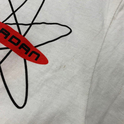 【中古品】【メンズ】 NIKE ナイキ 660857 USA製 銀タグ c1993 両シングル 90S AEROSPACE JORDAN LOONEY TUNES PRINT T-SHIRT エアロスペース ジョーダン ルーニー テューンズ プリント Tシャツ トップス 半袖 146-251205-ya-08-izu サイズ：L カラー：WHITE 万代Net店