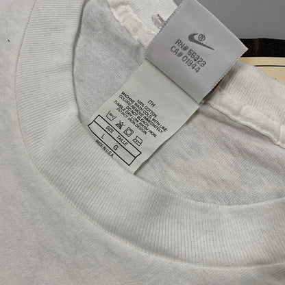 【中古品】【メンズ】 NIKE ナイキ 660857 USA製 銀タグ c1993 両シングル 90S AEROSPACE JORDAN LOONEY TUNES PRINT T-SHIRT エアロスペース ジョーダン ルーニー テューンズ プリント Tシャツ トップス 半袖 146-251205-ya-08-izu サイズ：L カラー：WHITE 万代Net店