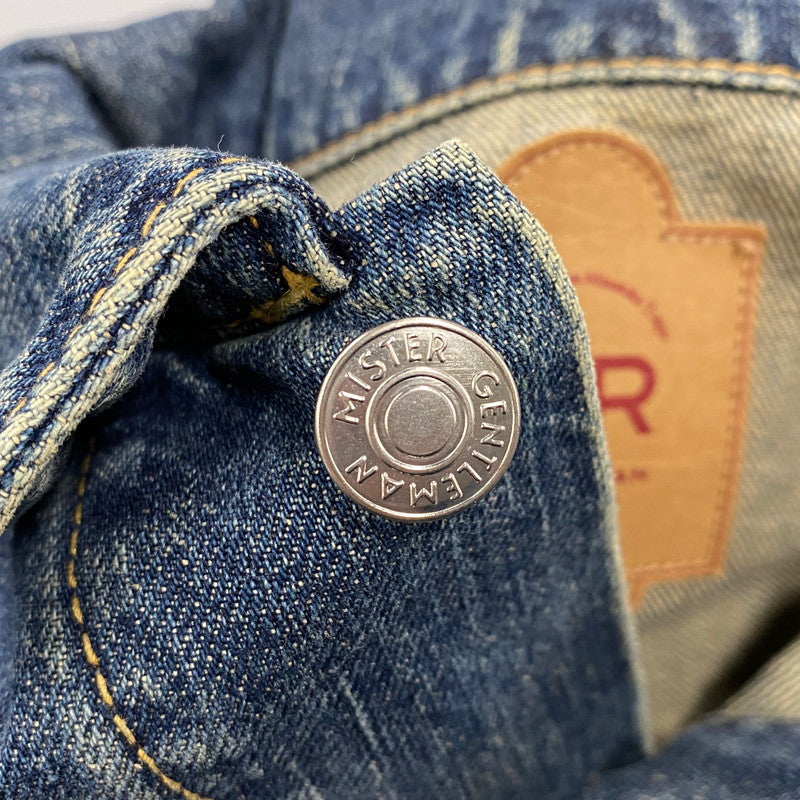 【中古品】【メンズ】 DENIM JACKET デニム ジャケット アウター MG14F-CO18 140-260104-yn-03-izu サイズ：S カラー：インディゴ 万代Net店