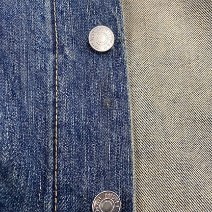【中古品】【メンズ】 DENIM JACKET デニム ジャケット アウター MG14F-CO18 140-260104-yn-03-izu サイズ：S カラー：インディゴ 万代Net店