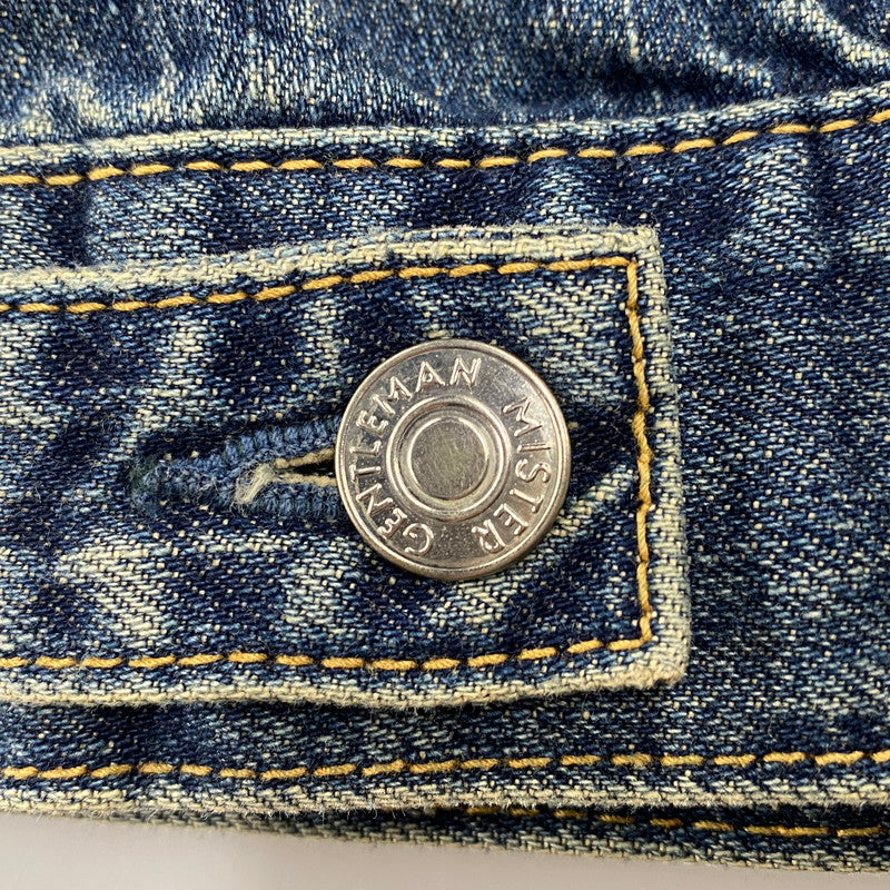 【中古品】【メンズ】 DENIM JACKET デニム ジャケット アウター MG14F-CO18 140-260104-yn-03-izu サイズ：S カラー：インディゴ 万代Net店
