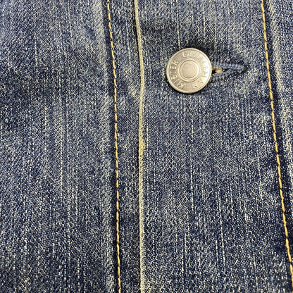【中古品】【メンズ】 DENIM JACKET デニム ジャケット アウター MG14F-CO18 140-260104-yn-03-izu サイズ：S カラー：インディゴ 万代Net店