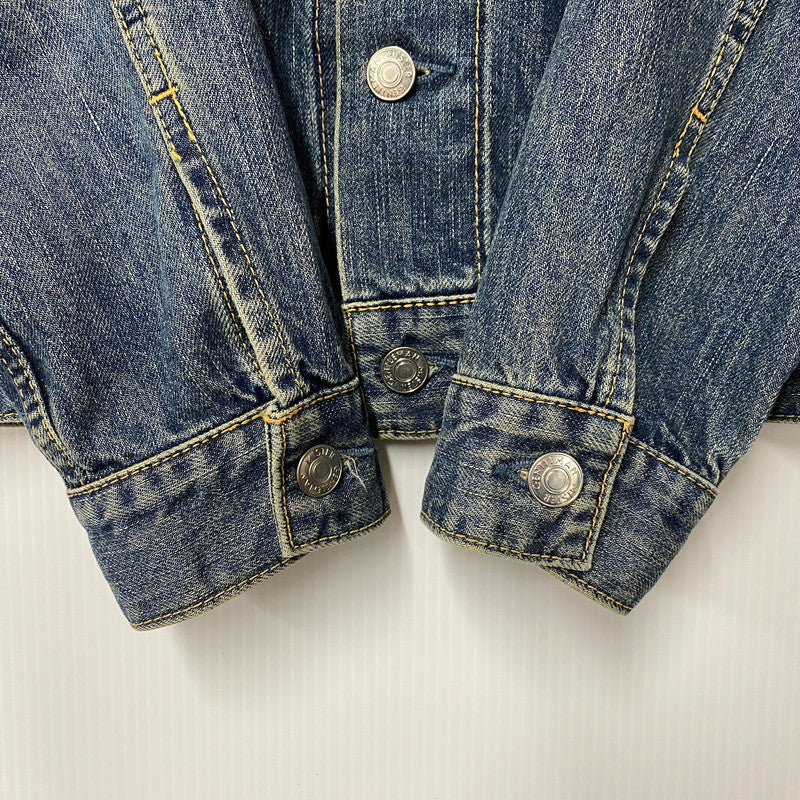 【中古品】【メンズ】 DENIM JACKET デニム ジャケット アウター MG14F-CO18 140-260104-yn-03-izu サイズ：S カラー：インディゴ 万代Net店
