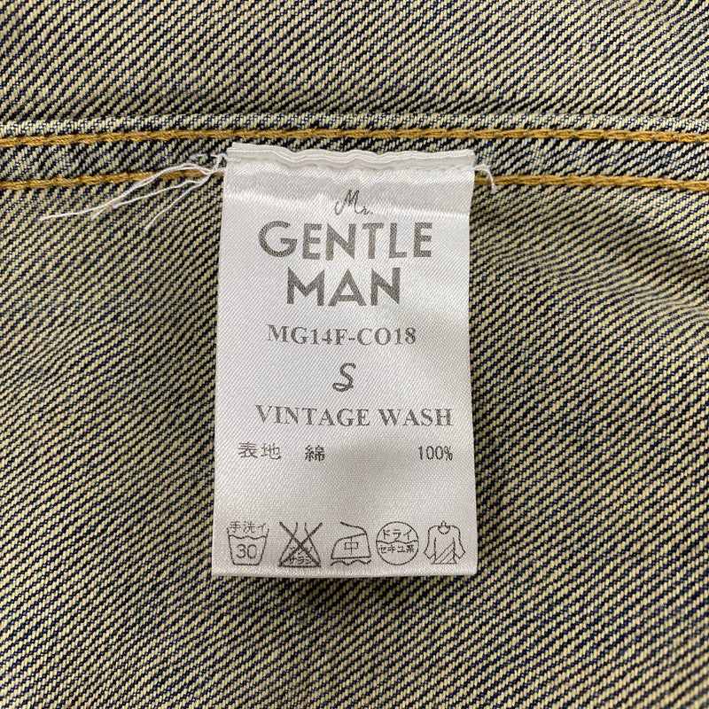 【中古品】【メンズ】 DENIM JACKET デニム ジャケット アウター MG14F-CO18 140-260104-yn-03-izu サイズ：S カラー：インディゴ 万代Net店