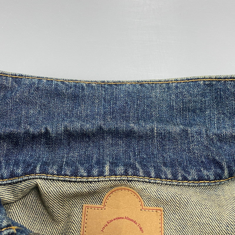 【中古品】【メンズ】 DENIM JACKET デニム ジャケット アウター MG14F-CO18 140-260104-yn-03-izu サイズ：S カラー：インディゴ 万代Net店