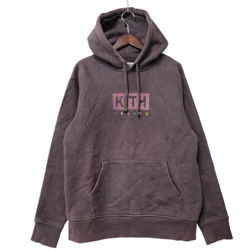 【現状渡し品】【メンズ】 KITH キス KH2212 CLASSIC LOGO クラシック ロゴ WILLIAMS ウィリアムズ II HOODIE フーディ トップス パーカー 142-251209-ya-11-izu サイズ：S カラー：茶系 万代Net店