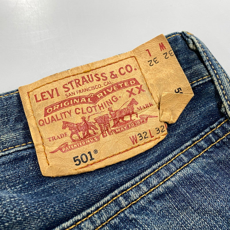 【現状渡し品】【メンズ】 Levi's リーバイス 03501-01 フィリピン製 刻印359 06年製 00S 501 DENIM PANTS デニム パンツ ボトムス ズボン 157-251211-cs-04-izu サイズ：32×32 カラー：インディゴ 万代Net店