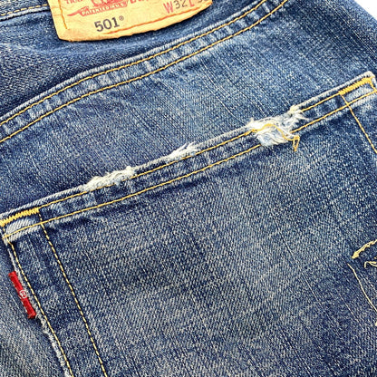 【現状渡し品】【メンズ】 Levi's リーバイス 03501-01 フィリピン製 刻印359 06年製 00S 501 DENIM PANTS デニム パンツ ボトムス ズボン 157-251211-cs-04-izu サイズ：32×32 カラー：インディゴ 万代Net店