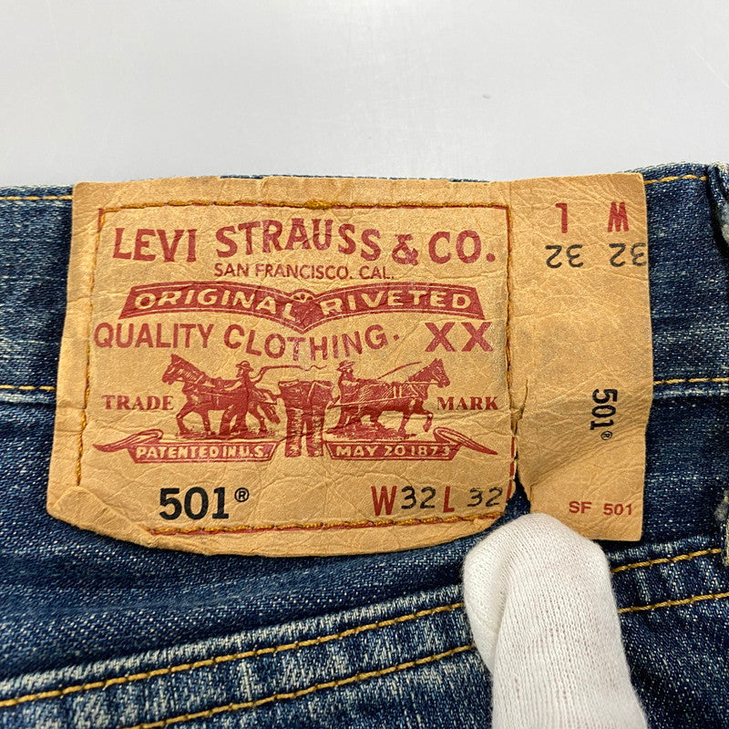 【現状渡し品】【メンズ】 Levi's リーバイス 03501-01 フィリピン製 刻印359 06年製 00S 501 DENIM PANTS デニム パンツ ボトムス ズボン 157-251211-cs-04-izu サイズ：32×32 カラー：インディゴ 万代Net店