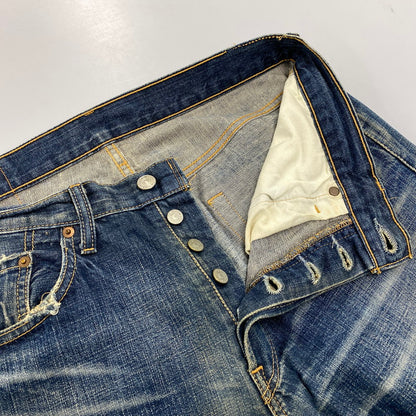 【現状渡し品】【メンズ】 Levi's リーバイス 03501-01 フィリピン製 刻印359 06年製 00S 501 DENIM PANTS デニム パンツ ボトムス ズボン 157-251211-cs-04-izu サイズ：32×32 カラー：インディゴ 万代Net店