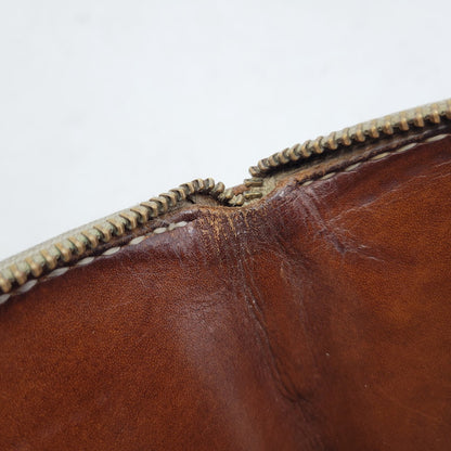 【中古品】【メンズ/レディース】 SAMURAI CRAFT サムライクラフト LEATHER MIDDLE WALLET レザーミドルウォレット 財布 200-251211-ya-25-izu カラー：ブラウン 万代Net店