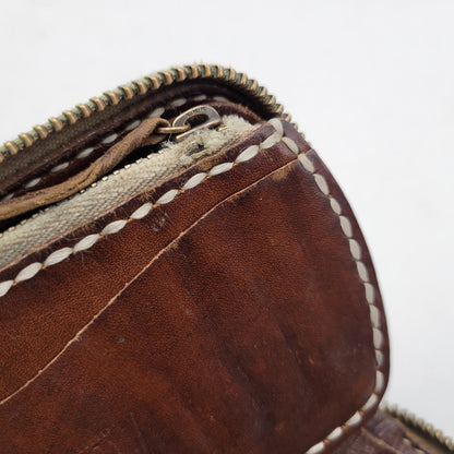 【中古品】【メンズ/レディース】 SAMURAI CRAFT サムライクラフト LEATHER MIDDLE WALLET レザーミドルウォレット 財布 200-251211-ya-25-izu カラー：ブラウン 万代Net店