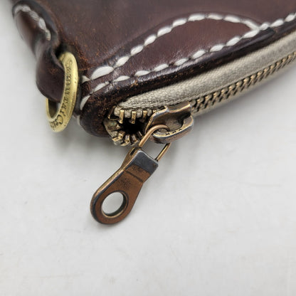 【中古品】【メンズ/レディース】 SAMURAI CRAFT サムライクラフト LEATHER MIDDLE WALLET レザーミドルウォレット 財布 200-251211-ya-25-izu カラー：ブラウン 万代Net店