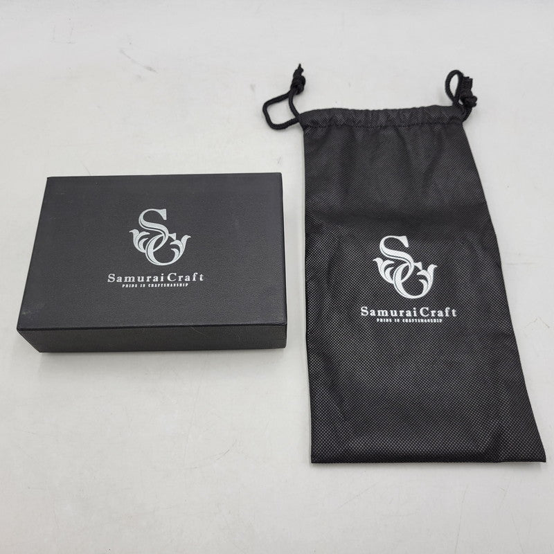 【中古品】【メンズ/レディース】 SAMURAI CRAFT サムライクラフト LEATHER MIDDLE WALLET レザーミドルウォレット 財布 200-251211-ya-25-izu カラー：ブラウン 万代Net店