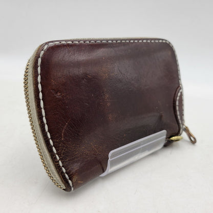 【中古品】【メンズ/レディース】 SAMURAI CRAFT サムライクラフト LEATHER MIDDLE WALLET レザーミドルウォレット 財布 200-251211-ya-25-izu カラー：ブラウン 万代Net店