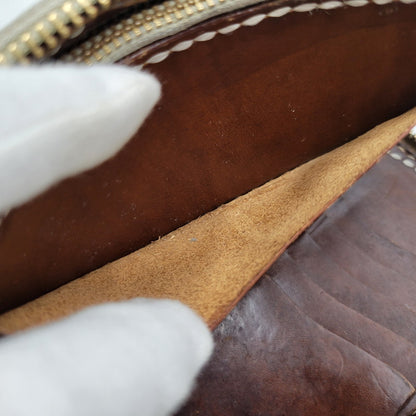 【中古品】【メンズ/レディース】 SAMURAI CRAFT サムライクラフト LEATHER MIDDLE WALLET レザーミドルウォレット 財布 200-251211-ya-25-izu カラー：ブラウン 万代Net店