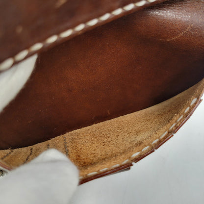 【中古品】【メンズ/レディース】 SAMURAI CRAFT サムライクラフト LEATHER MIDDLE WALLET レザーミドルウォレット 財布 200-251211-ya-25-izu カラー：ブラウン 万代Net店