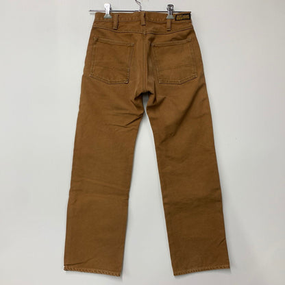 【中古品】【メンズ】 IRON HEART アイアンハート DOUBLE KNEE DUCK WORK PANTS ダブルニー ダック ワークパンツ ボトムス 156-251208-as-11-izu サイズ：W30 カラー：ブラウン 万代Net店