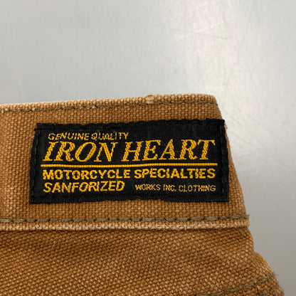 【中古品】【メンズ】 IRON HEART アイアンハート DOUBLE KNEE DUCK WORK PANTS ダブルニー ダック ワークパンツ ボトムス 156-251208-as-11-izu サイズ：W30 カラー：ブラウン 万代Net店