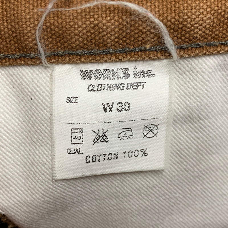 【中古品】【メンズ】 IRON HEART アイアンハート DOUBLE KNEE DUCK WORK PANTS ダブルニー ダック ワークパンツ ボトムス 156-251208-as-11-izu サイズ：W30 カラー：ブラウン 万代Net店