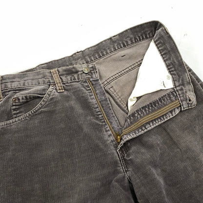 【現状渡し品】【メンズ】 Levi's リーバイス 517-1528 刻印536 42TALON 85年製 80S 517 CORDUROY BOOT CUT PANTS コーデュロイ ブーツ カット パンツ ボトムス ズボン 157-251211-cs-02-izu サイズ：W33 カラー：チャコール 万代Net店