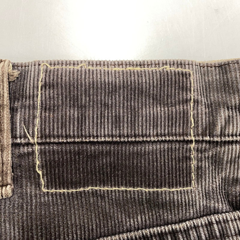 【現状渡し品】【メンズ】 Levi's リーバイス 517-1528 刻印536 42TALON 85年製 80S 517 CORDUROY BOOT CUT PANTS コーデュロイ ブーツ カット パンツ ボトムス ズボン 157-251211-cs-02-izu サイズ：W33 カラー：チャコール 万代Net店