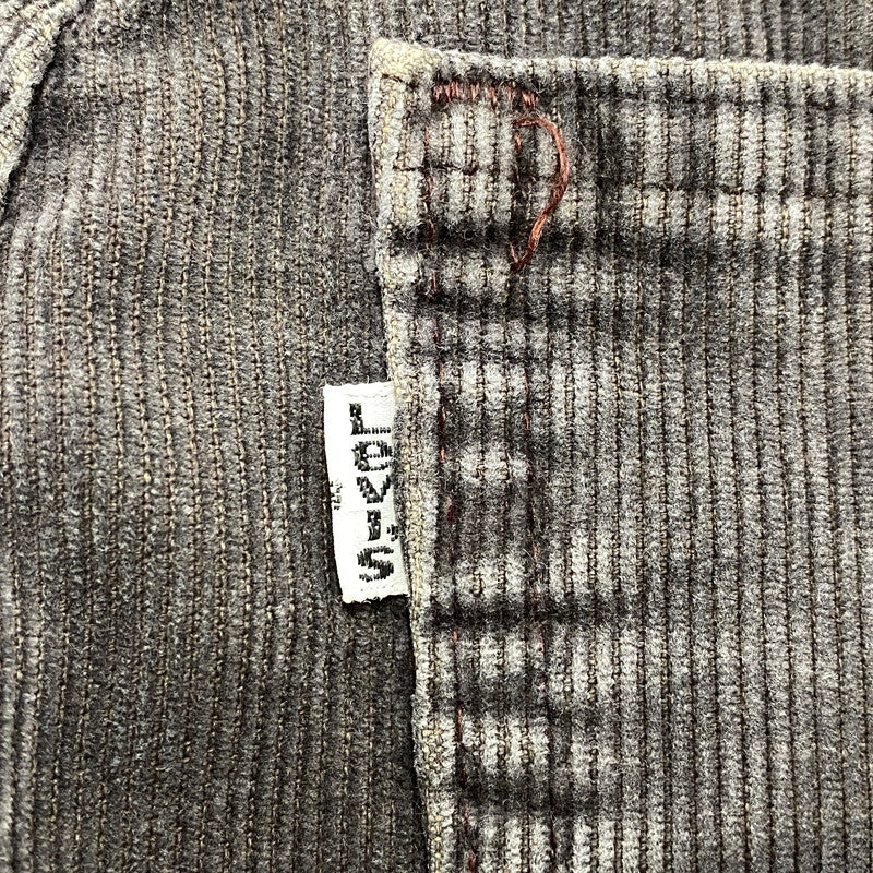 【現状渡し品】【メンズ】 Levi's リーバイス 517-1528 刻印536 42TALON 85年製 80S 517 CORDUROY BOOT CUT PANTS コーデュロイ ブーツ カット パンツ ボトムス ズボン 157-251211-cs-02-izu サイズ：W33 カラー：チャコール 万代Net店