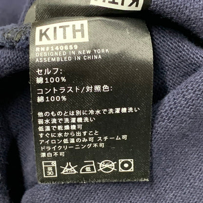 【中古品】【メンズ】 KITH キース × BERGDORF GOODMAN バーグドルフ グッドマン STRIPED RUGBY SHIRT ストライプド ラグビー シャツ トップス 長袖 142-251205-ya-10-izu サイズ：XXL カラー：ネイビー 万代Net店