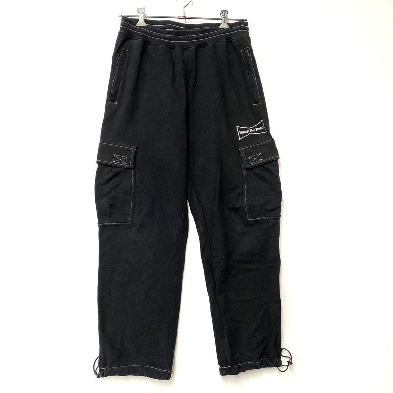【中古品】【メンズ】 BLACK EYE PATCH×WASTED YOUTH SWEAT JOGGER CARGO PANTS ブラックアイパッチ x ウェイステッドユース スウェット ジョガー カーゴ パンツ ボトムス 153-251207-km-05-izu サイズ：L カラー：ブラック 万代Net店