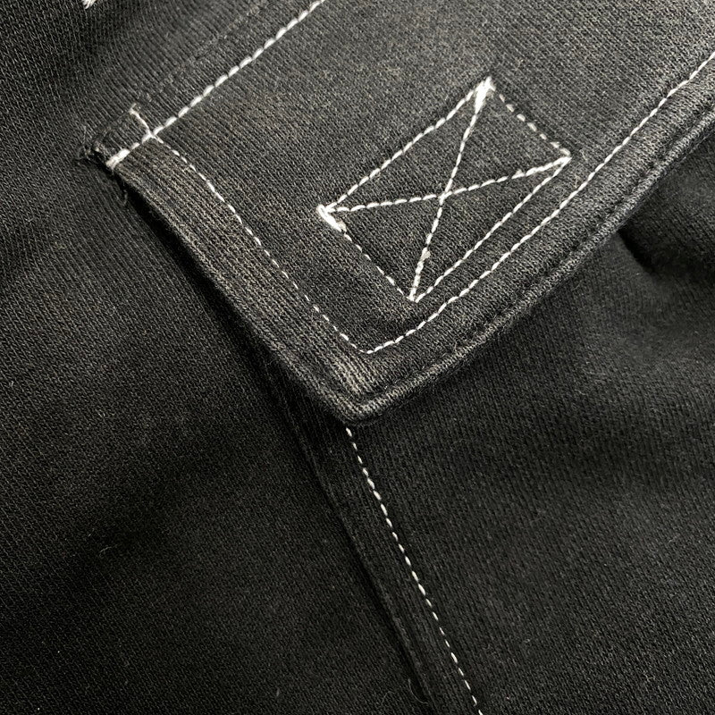 【中古品】【メンズ】 BLACK EYE PATCH×WASTED YOUTH SWEAT JOGGER CARGO PANTS ブラックアイパッチ x ウェイステッドユース スウェット ジョガー カーゴ パンツ ボトムス 153-251207-km-05-izu サイズ：L カラー：ブラック 万代Net店