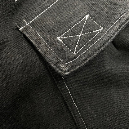 【中古品】【メンズ】 BLACK EYE PATCH×WASTED YOUTH SWEAT JOGGER CARGO PANTS ブラックアイパッチ x ウェイステッドユース スウェット ジョガー カーゴ パンツ ボトムス 153-251207-km-05-izu サイズ：L カラー：ブラック 万代Net店