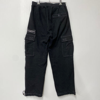 【中古品】【メンズ】 BLACK EYE PATCH×WASTED YOUTH SWEAT JOGGER CARGO PANTS ブラックアイパッチ x ウェイステッドユース スウェット ジョガー カーゴ パンツ ボトムス 153-251207-km-05-izu サイズ：L カラー：ブラック 万代Net店