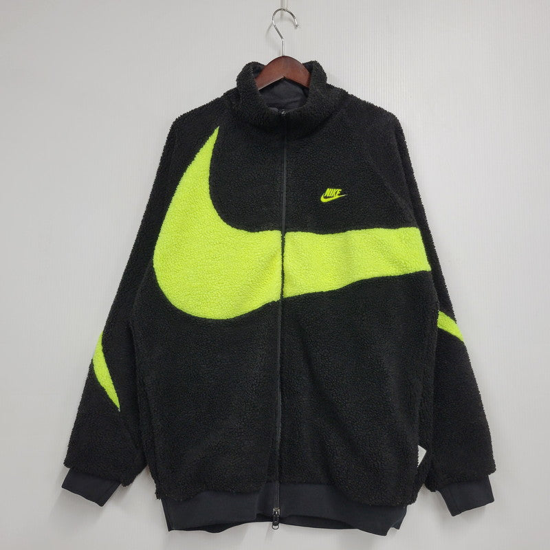 【中古品】【メンズ】 NIKE ナイキ VM SWOOSH FULL ZIP REVERSIBLE JACKET BQ6546-017 フルジップ リバーシブルジャケット アウター 148-251216-as-16-izu サイズ：XL カラー：ブラック 万代Net店