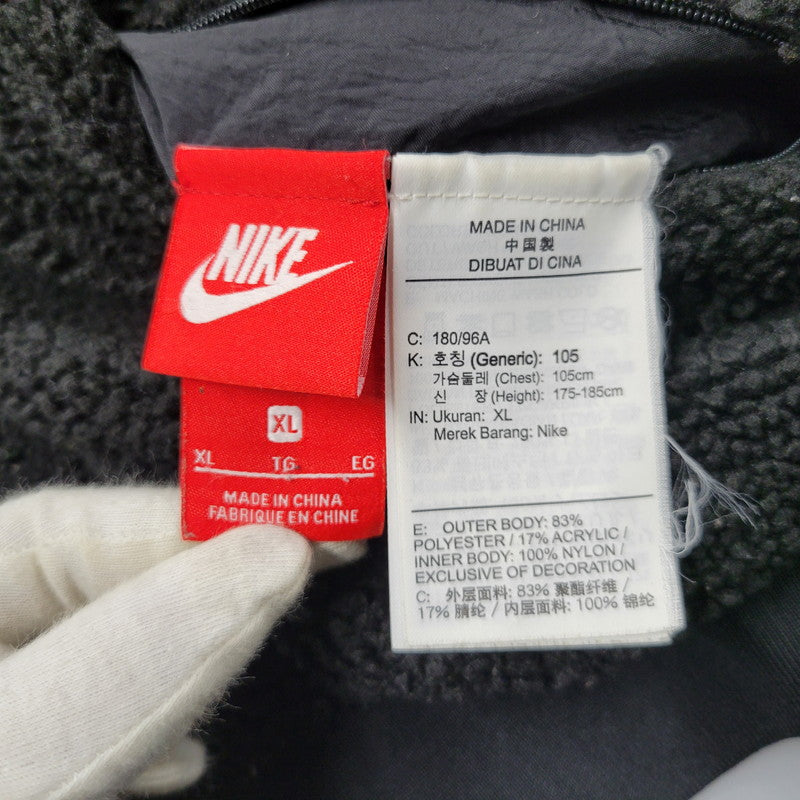 【中古品】【メンズ】 NIKE ナイキ VM SWOOSH FULL ZIP REVERSIBLE JACKET BQ6546-017 フルジップ リバーシブルジャケット アウター 148-251216-as-16-izu サイズ：XL カラー：ブラック 万代Net店